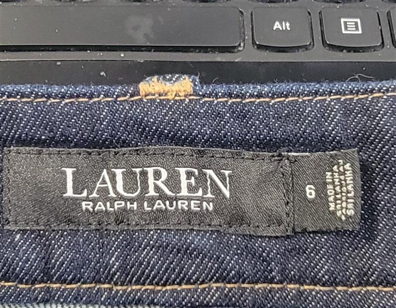 NWT Ralph Lauren 6 Black Label Denim Trousers Jeans 114825