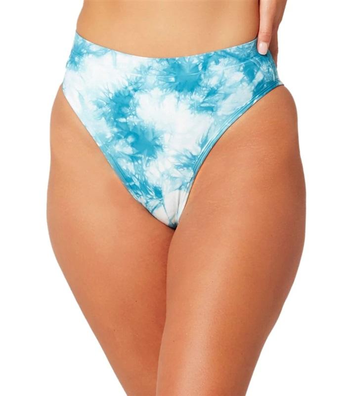 NWOT L Space Frenchi S Tie-Dye High-Waisted Bikini Swim Bottom 114827
