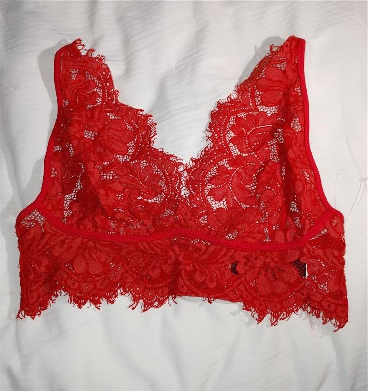 NWOT xRevolve House of Harlow Ian Red Lace Bralette SM 114845