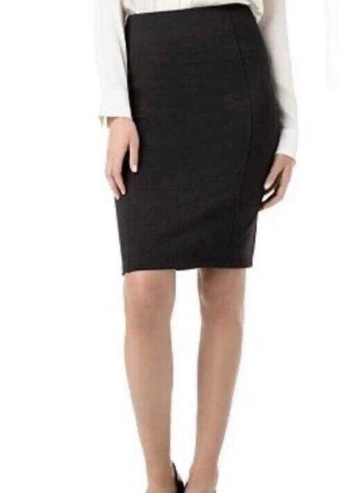 NWT Liverpool 8 Bia Pencil Skirt Gray 114901