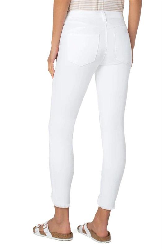 NWT Liverpool 14 32 Piper Ankle Skinny Hugger White Jeans 114902