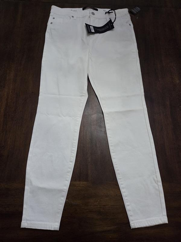 NWT Liverpool 14 32 Piper Ankle Skinny Hugger White Jeans 114902