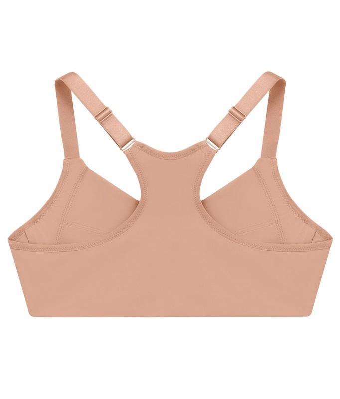 NWOT Glamorise 44C Full Figure Front-Close Smoothing Bra Underwire 1247 114916
