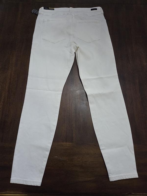 NWT Liverpool 16 33 Piper Ankle Skinny Hugger Ivory Jeans 114930