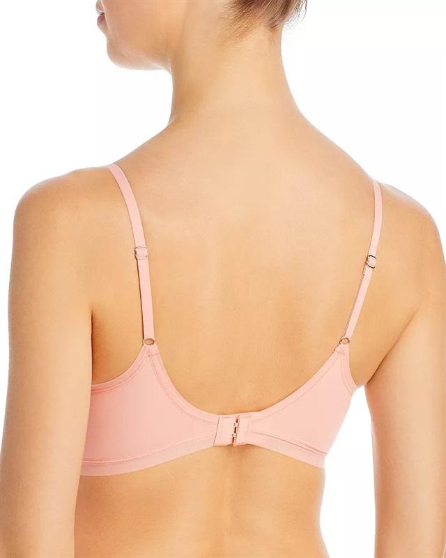 NWT OnGossamer 34DD Sleek Micro Push Up Bra Lace g9200 Peach 114935