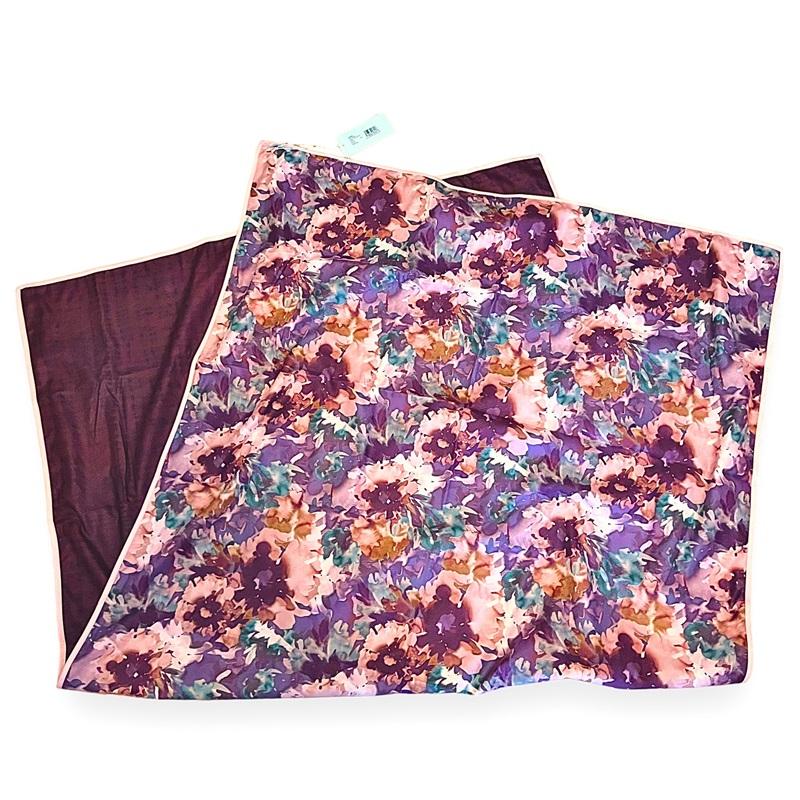 NWOT Calme Violetta Dye Yoga Towel+ Bag 40x70 114954