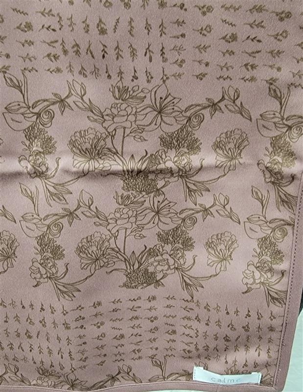 NWOT Calme VIntage Floral Print Yoga Towel+ Bag 40x70 114956