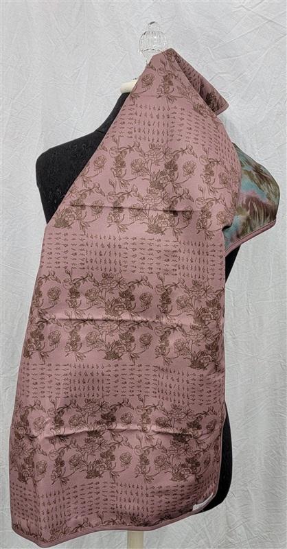 NWT Calme VIntage Floral Print Yoga Towel+ Bag 40x70 114957