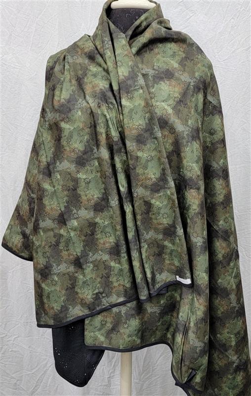 NWT Calme Astrology Space Camo Print Yoga Towel+ Bag 40x70 114958