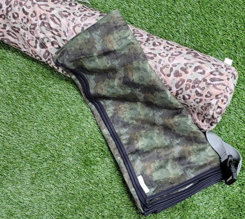 NWOT Calme Astrology Space Camo Print Yoga Towel+ Bag 40x70 114959