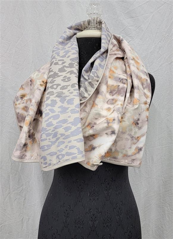 NWT Calme Tie Dye & Cheetah Print Yoga Towel+ Bag 40x70 114962