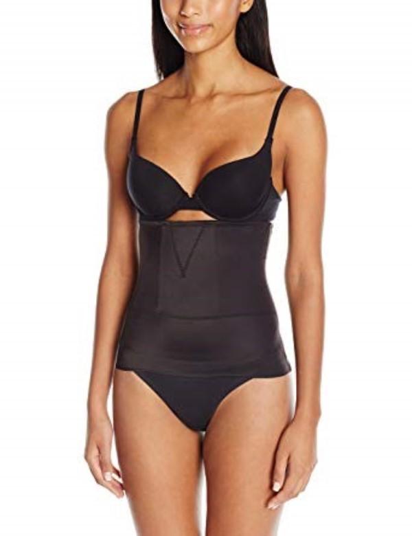 NWOT Naomi & Nicole Luxe Shaping Step in Waist Cincher 7086 Black XL 115005