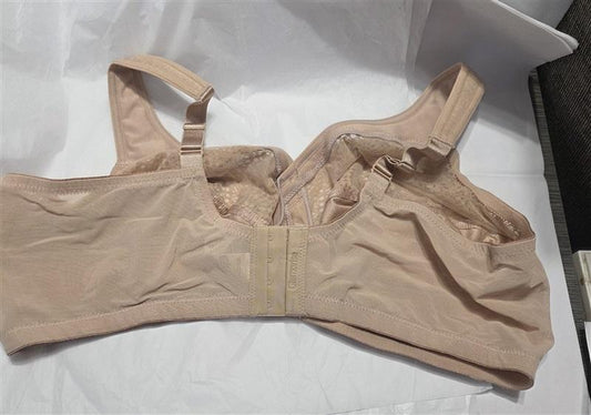 NWOT Glamorise 50C Magic Lift Moisture Control Bra 1064 Beige 115017