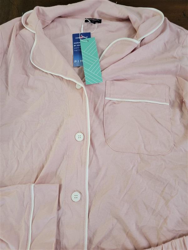NWT Cosabella SM Pink Bella Short Sleeve Top & Boxer Shorts Pajama Set 115062