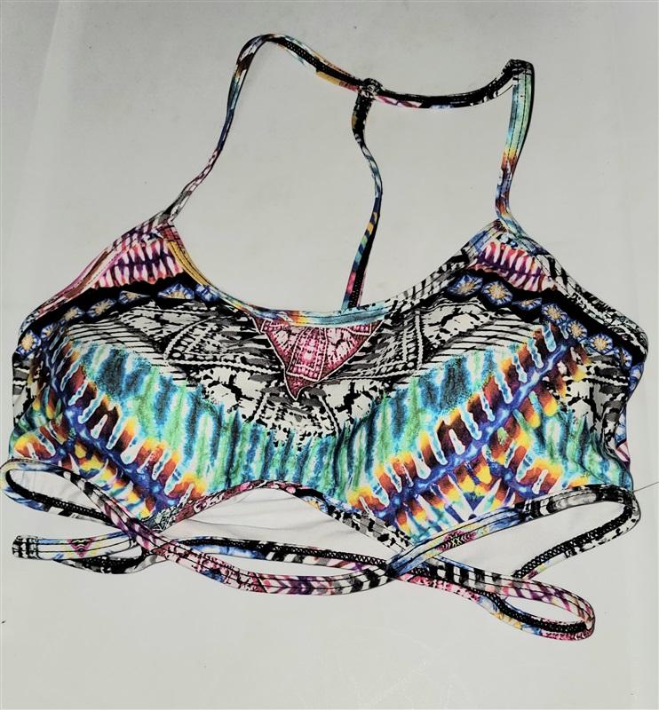 NWOT Pilyq Inca IKat S Bikini Swim Top Pull Over 115119