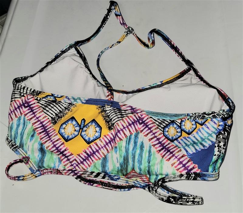 NWOT Pilyq Inca IKat S Bikini Swim Top Pull Over 115119