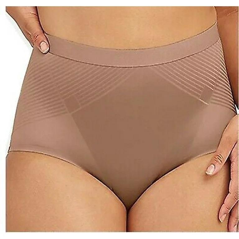 NWT SPANX S Thinstincts 2.0 Lightweight Brief Dk Beige 115145