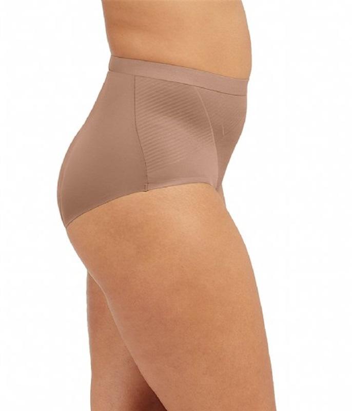 NWT SPANX S Thinstincts 2.0 Lightweight Brief Dk Beige 115145
