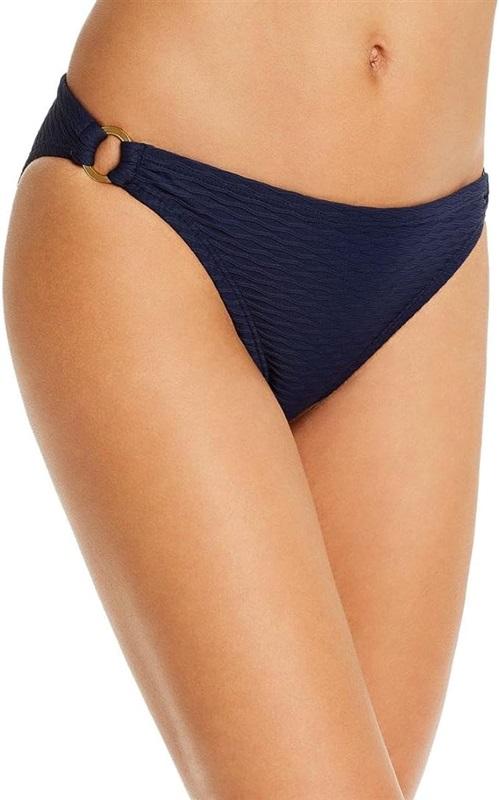 NWT Shoshanna S Waterbury Ring Bikini Bottom Navy 115153
