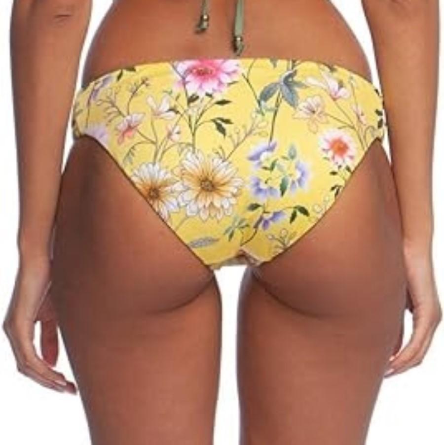 NWT Lucky Brand L Coronado Reversible Hipster Bikini Swim Bottom 115179