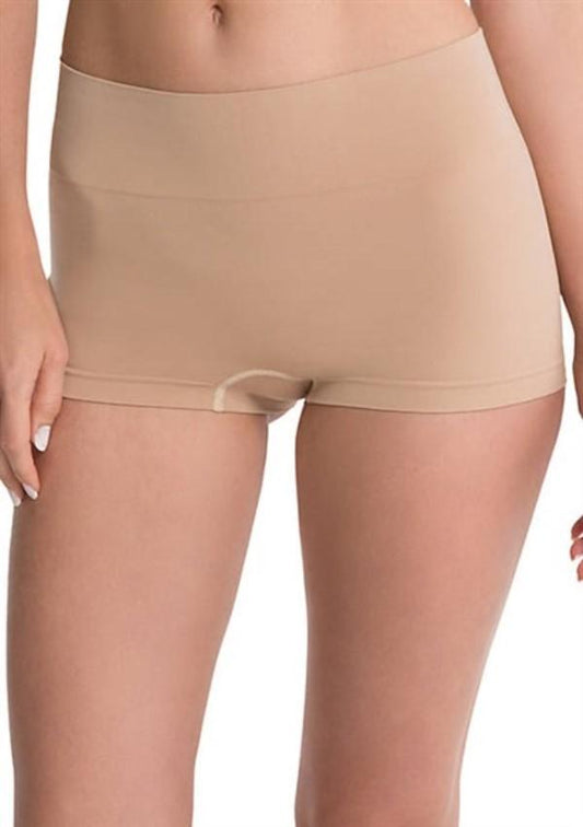 NWOT SPANX L Everyday Shaping Seamless Boyshort Panty SS0915 Beige 115191