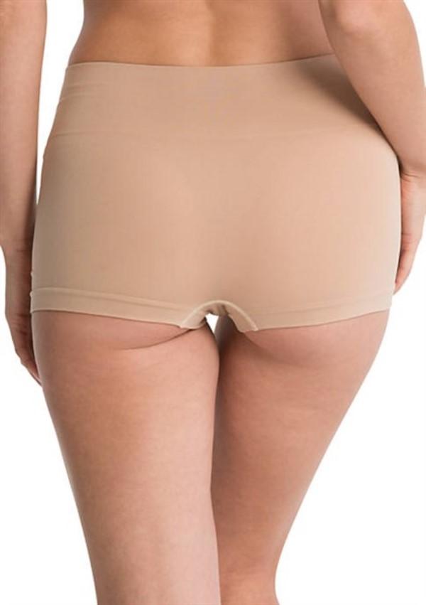 NWOT SPANX L Everyday Shaping Seamless Boyshort Panty SS0915 Beige 115191