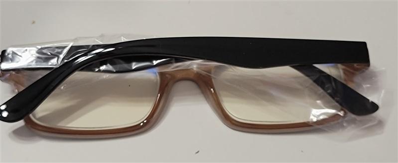 NWT Cess Blue Black Beige Rectangle Reading Glasses 2.0 115213