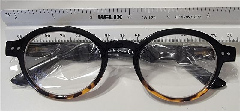 NWT EyeKepper Brown Ombre Tortoiseshell Round 1.25 Reading Glasses 115216