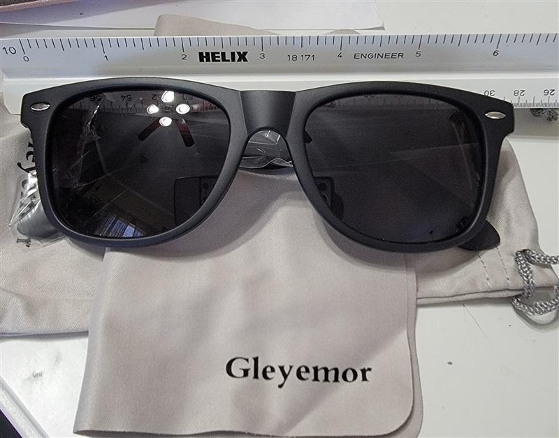 NWT Gleyemor Matte Black Driving Sunglasses 115227