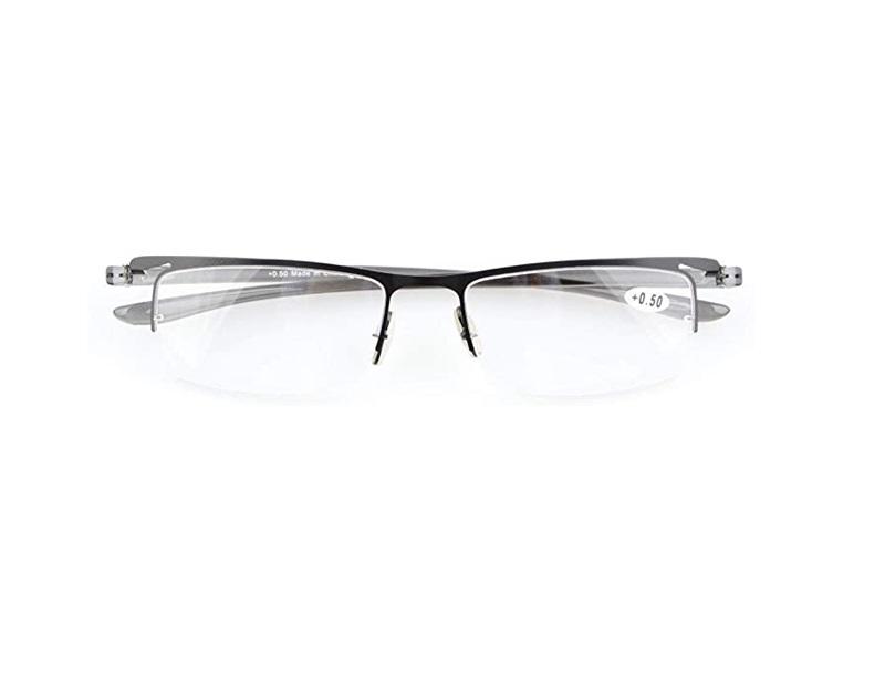 NWT EyeKepper Half Rim Reading Glasses Black Unisex 3.5 115233