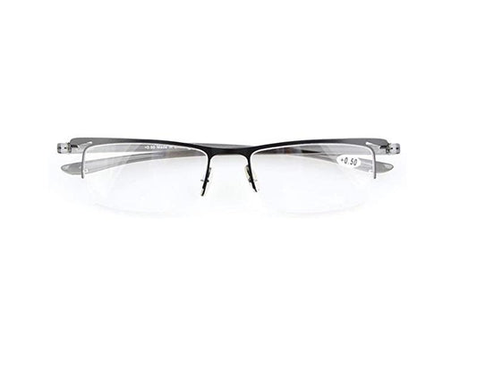 NWT EyeKepper Half Rim Reading Glasses Black Unisex 3.5 115233