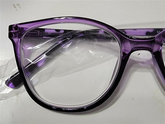 CessBlu Purple 1.75 Round Cat Eye Glasses Purple 115239