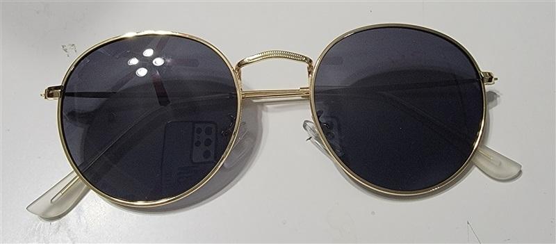 Sojos Round Circle John Lennon Polarized Sunglasses Gold Black Unisex 115241