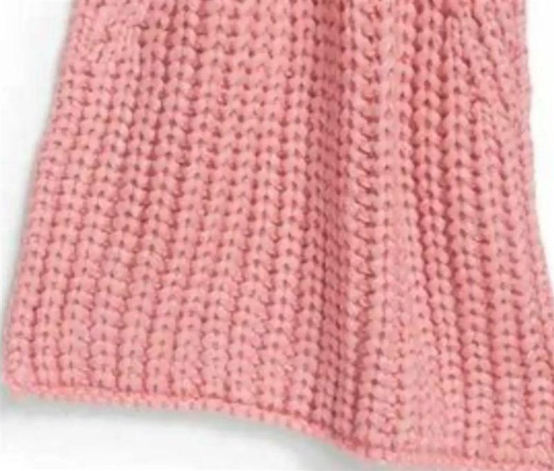 New Rebecca Minkoff Traveling Rib Knit Scarf 74x9 Pink 115245