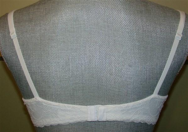 NWOT Maidenform 36B White One Fabulous Fit Embellished Push Up Bra 7180 115289