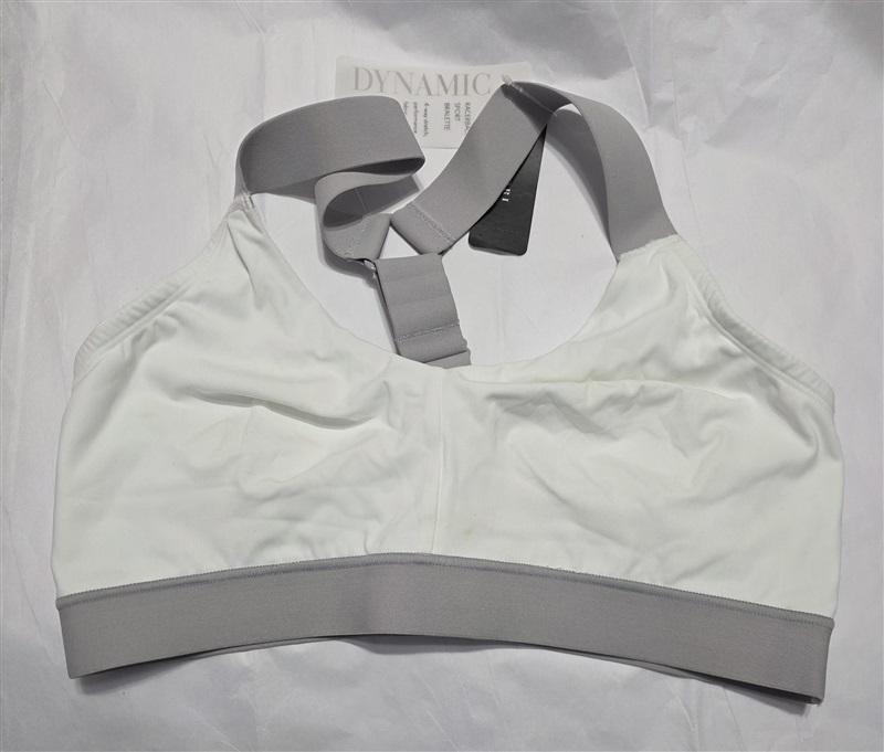 NWT Natori S NATORI RACERBACK SPORTS BRALETTE 755245 White 115360