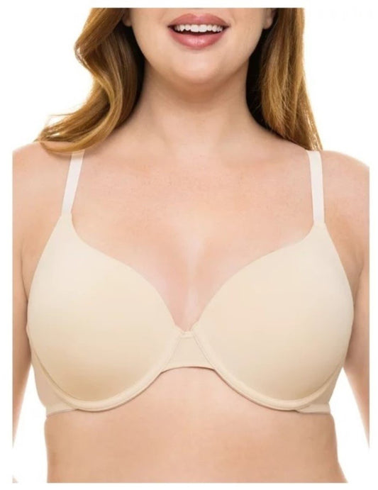 NWT Secret Treasures 38DDD Full Figure OPP Underwire T Shirt Bra Beige #115364