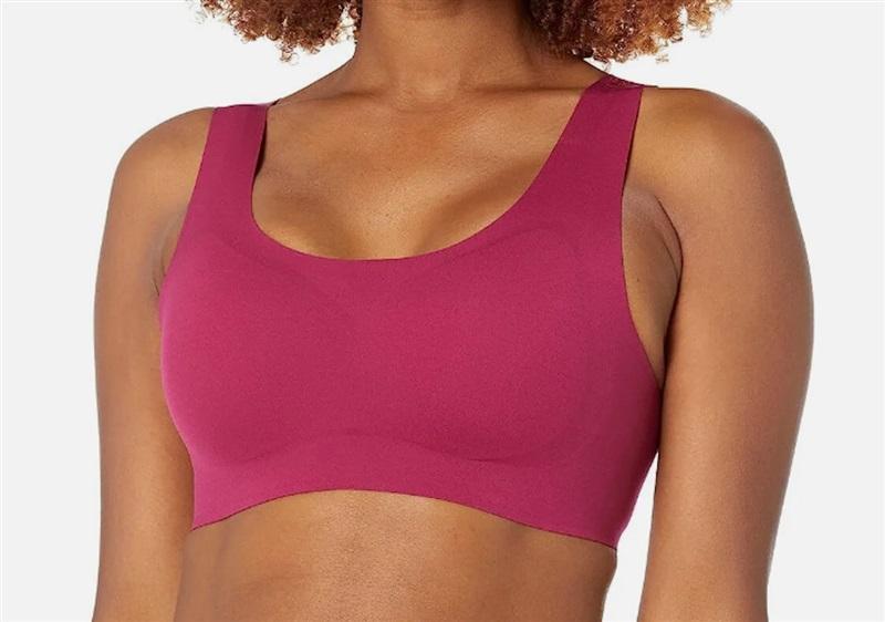 NWT Le Mystere S Smooth Shape Wireless Bra 7312 PINK 115390