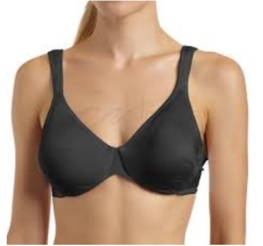 NWT Bali 42C Live It Up Underwire Bra 3353 Black 115420