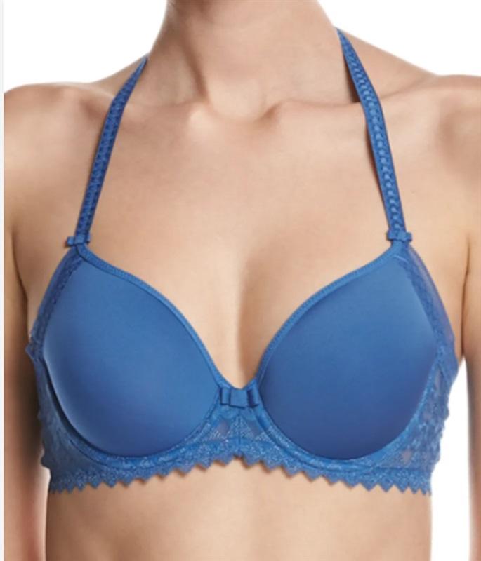 NWT Wacoal 36DD Purity Convertible Spacer Contour Bra Blue 115431