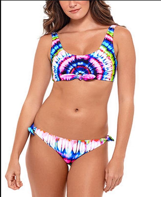 NWOT Salt & Cove SM Tie-Dyed Bikini Top 115442