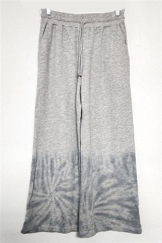 NWOT Calme S Mihu Gray Wide Leg Pants Tie Dye 115447