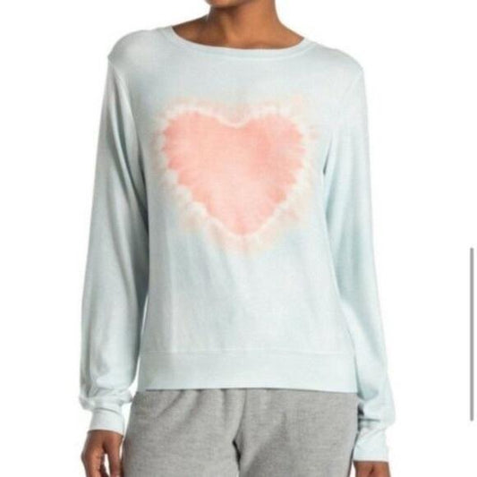 NWT Wildfox XL Heartfelt Tye Dye BBJ Sweatshirt 115470