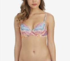NWT Raisins M Canggu Beach Moonshadow Underwire Push Up Swim Top 115613