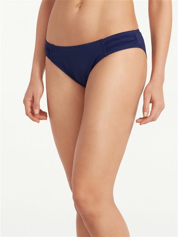 NWT Tommy Bahama Pearl Side Shirred Hipster Navy Blue 115629