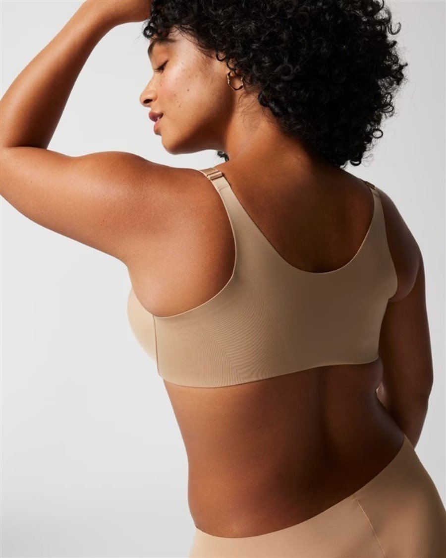 NWOTD Soma 34DD Vanishing 360 Perfect Coverage Front Close Bra Warm Beige 115644