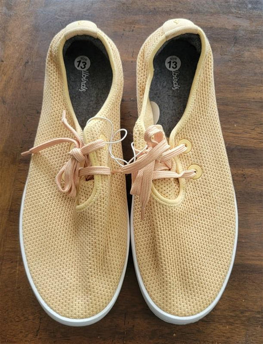 NWOT AllBird's Mens sz 13 Yellow Tree Skippers 115666
