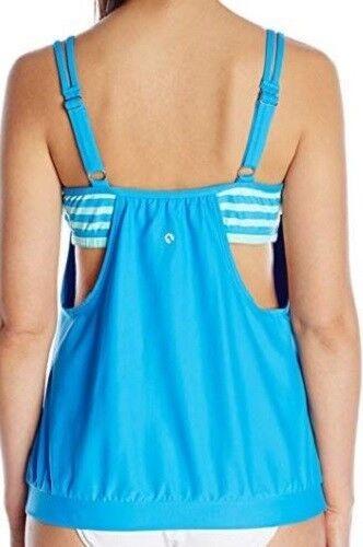 NWT Next 36B/C Feeling Fine Double Up Surplice Tankini Swim Top 115686
