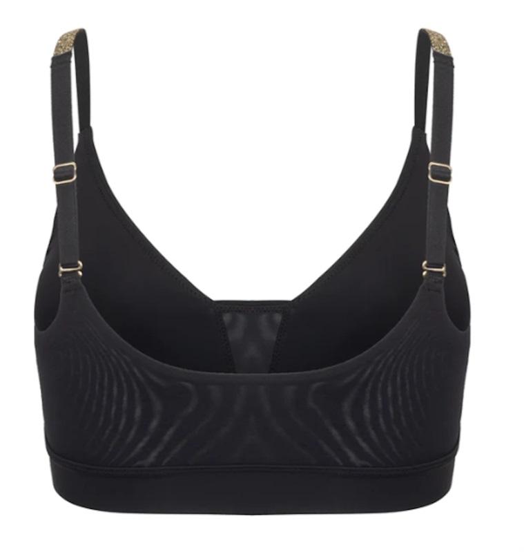 NWT Free People Uwila Warrior Soft Bra Black Bralette 115691