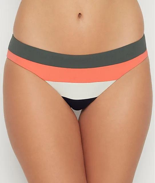 NWT Becca Circuit America M Color Block Full Bikini Swim Bottom #115735
